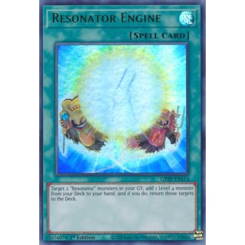 Resonator Engine (GFTP-EN114) Ultra Rare 1st Edition
