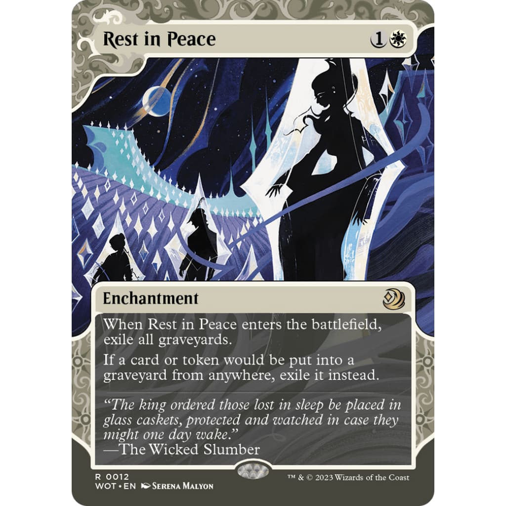 Rest in Peace (WOT-012): (Showcase) (Borderless) Foil