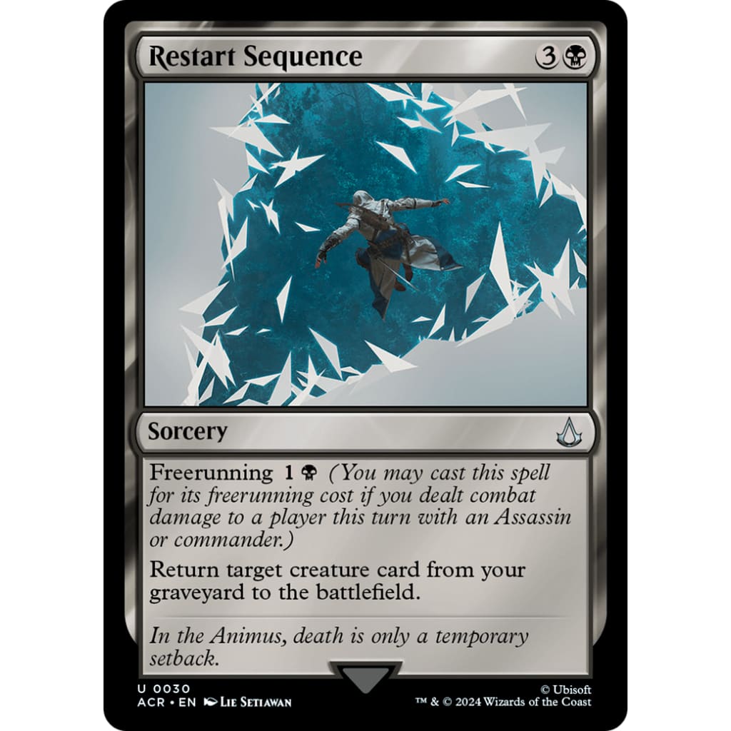 Restart Sequence (ACR-030) - Single