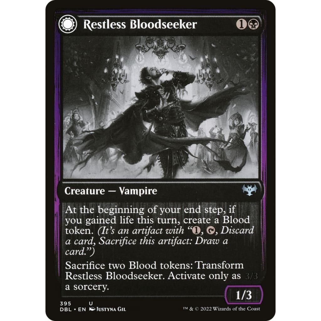 Restless Bloodseeker // Bloodsoaked Reveler (DBL-395):