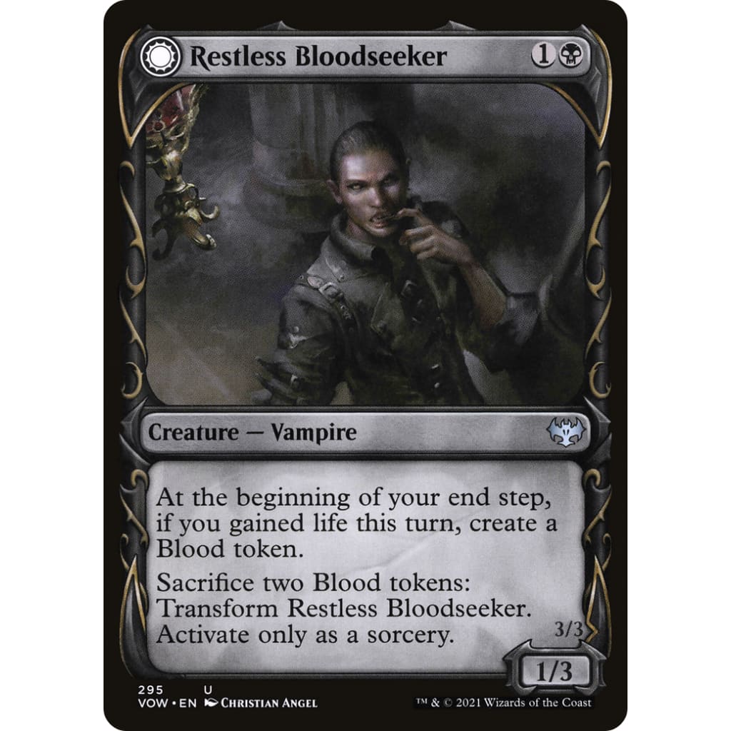 Restless Bloodseeker // Bloodsoaked Reveler (VOW-295):
