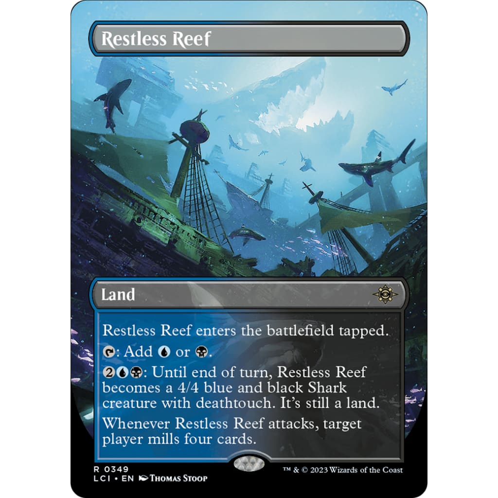 Restless Reef (LCI-349) (Borderless) Foil - Single