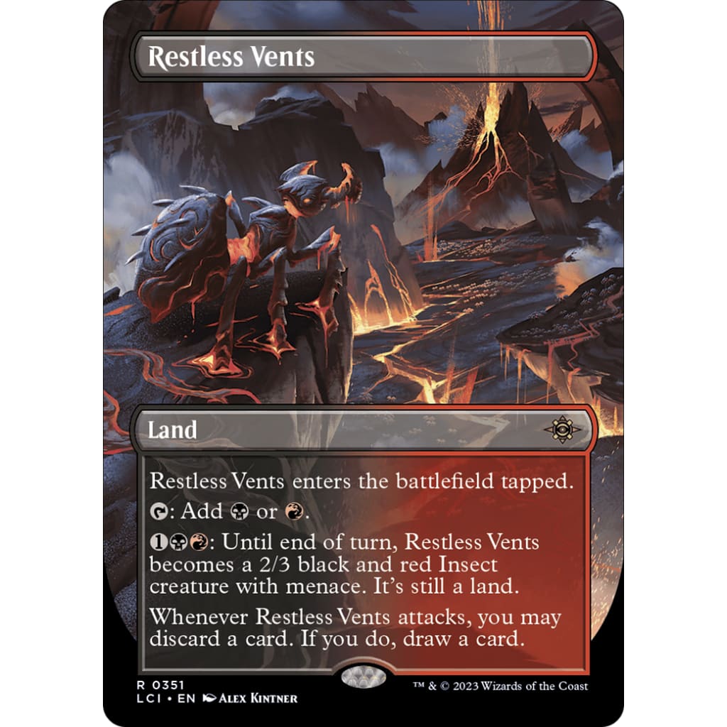 Restless Vents (LCI-351) (Borderless) Foil - Single
