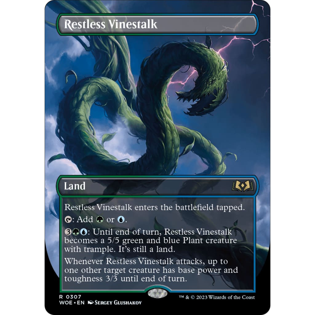 Restless Vinestalk (WOE-307) (Borderless) Foil - Single