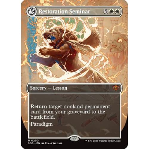 Restoration Seminar (Borderless) (SOS-290) - Single