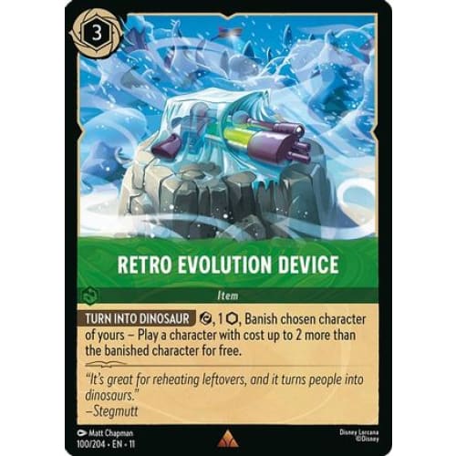 Retro Evolution Device (100/204) - Winterspell Cold Foil