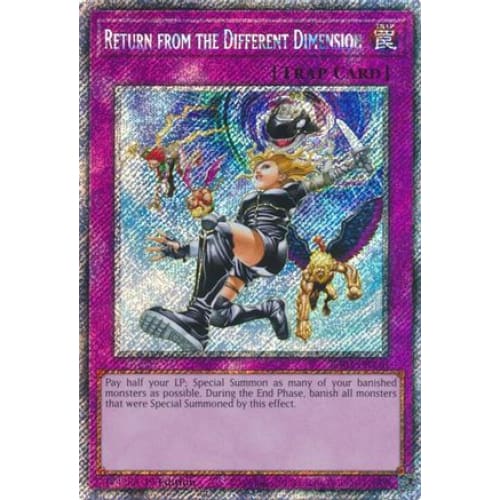 Return from the Different Dimension (Platinum Secret Rare)