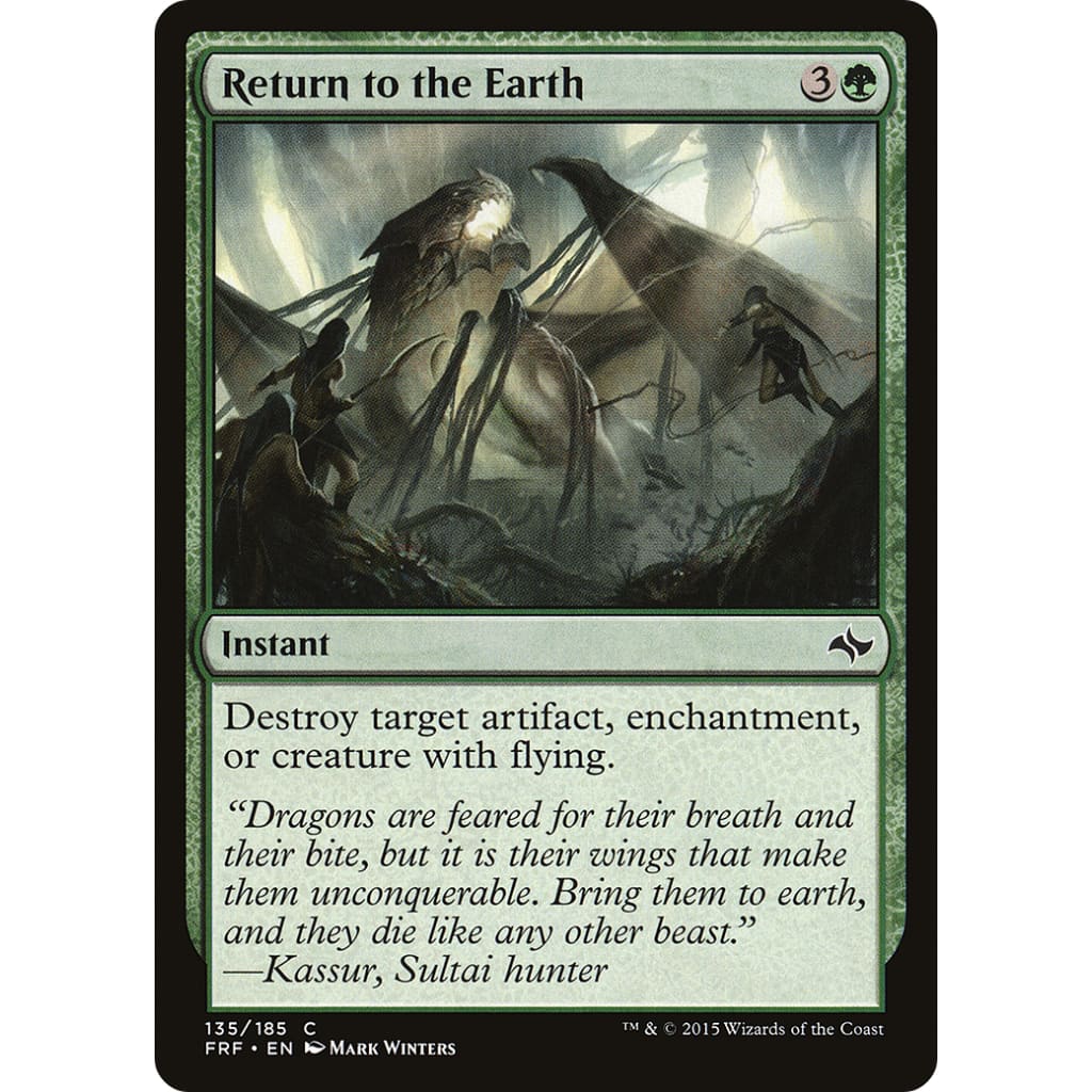 Return to the Earth (FRF-135) Foil - Single