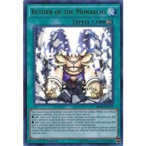Return of the Monarchs (MP14-EN173) Ultra Rare Unlimited