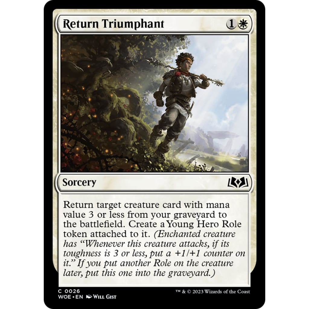 Return Triumphant (WOE-026) Foil - Single