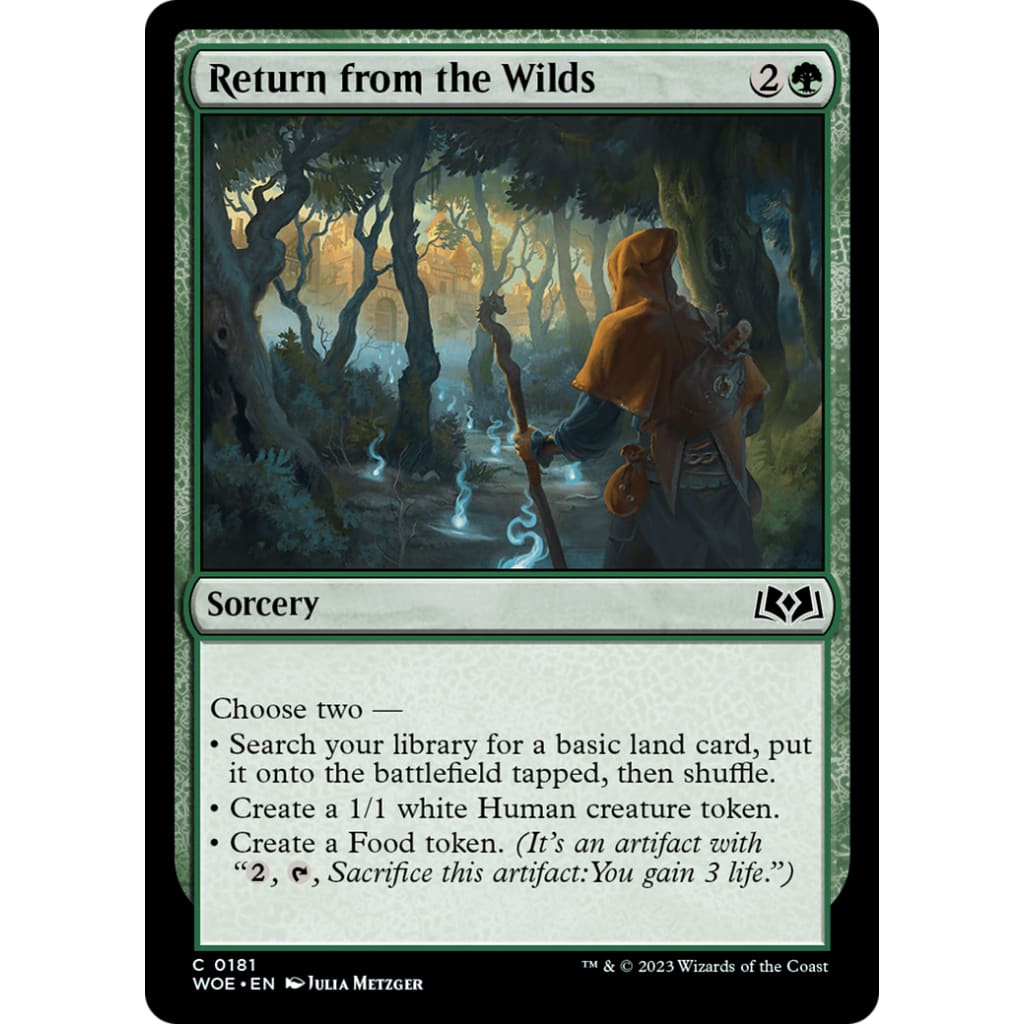 Return from the Wilds (WOE-181) Foil - Single