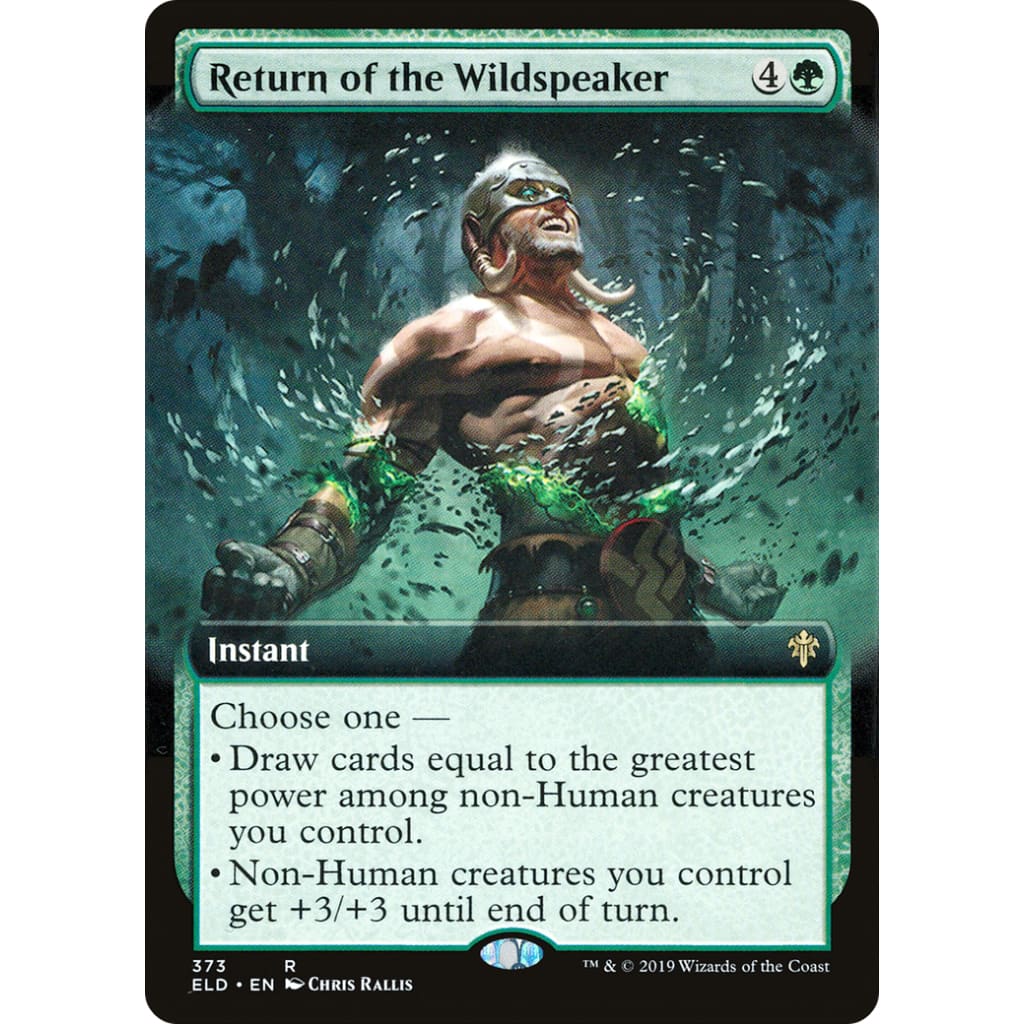 Return of the Wildspeaker (ELD-373): (Extended Art) - Single