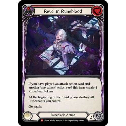 Revel in Runeblood (EVERFEST) 1st Edition Rainbow Foil