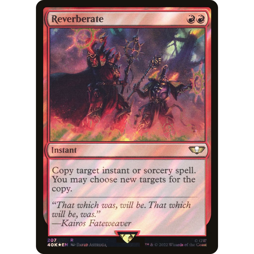 Reverberate (40K-207★) Foil - Single