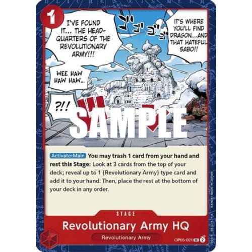 Revolutionary Army HQ OP05-021 UC Awakening of the New Era