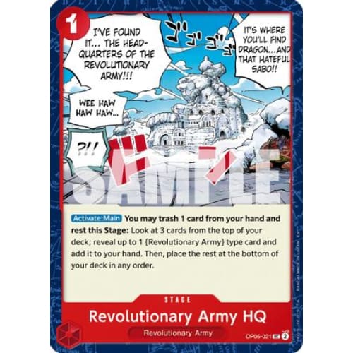 Revolutionary Army HQ (Reprint) OP05-021 UC Premium Booster