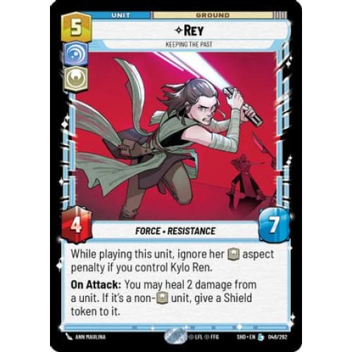 Rey - Keeping the Past (046/262) - Shadows of Galaxy Foil