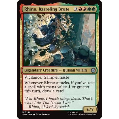 Rhino Barreling Brute (SPM-140) Foil - Single