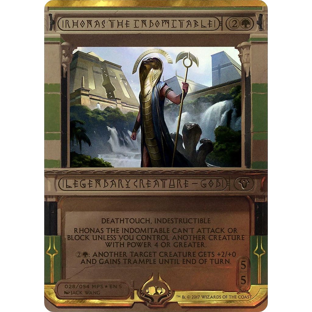 Rhonas the Indomitable (MP2-028) (Borderless) Foil - Single