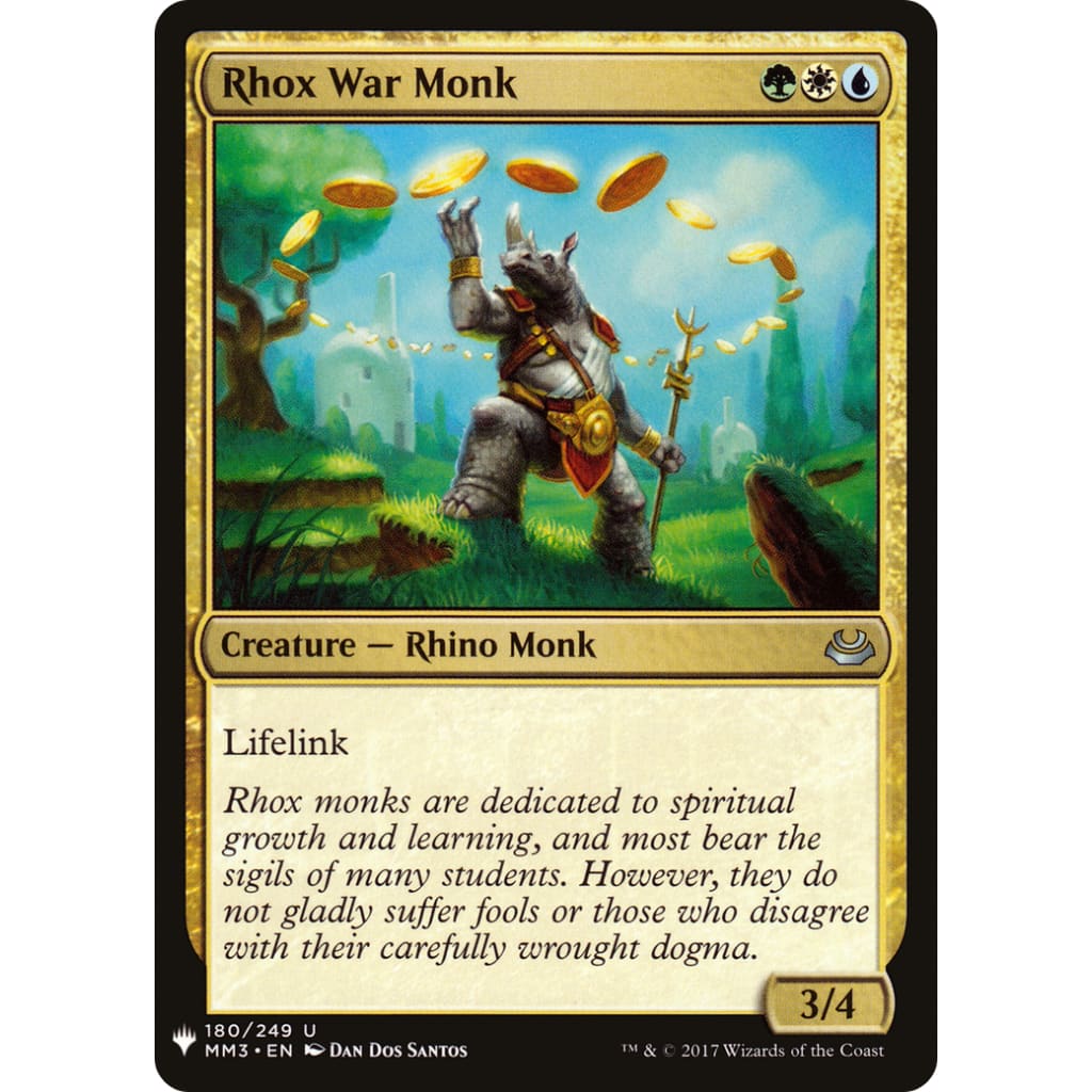Rhox War Monk (PLST-MM3-180) - Single