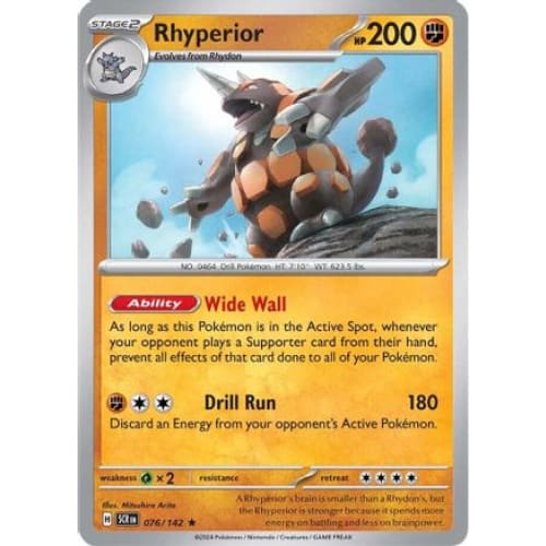 Rhyperior (76) Rare Classic Reverse Holofoil - Single