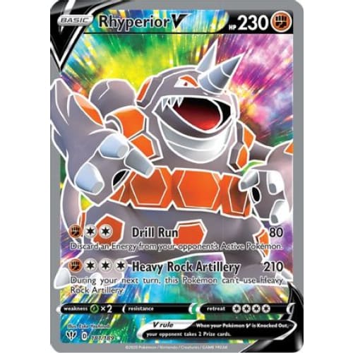 Rhyperior V (181/189) Ultra Rare Holofoil - Single