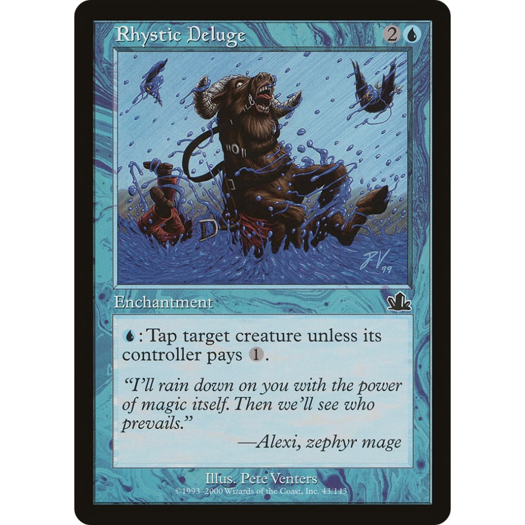 Rhystic Deluge (PCY-043) Foil - Single