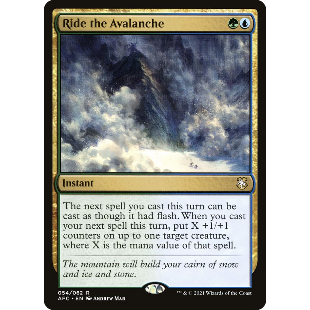Ride the Avalanche (AFC-054) - Single