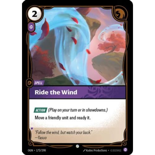Ride The Wind (173/298) - Origins Foil - Single