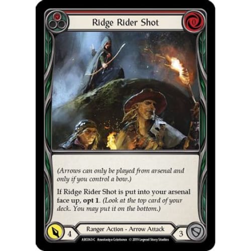 Ridge Rider Shot (Red) (ARCANE RISING) Unlimited Edition