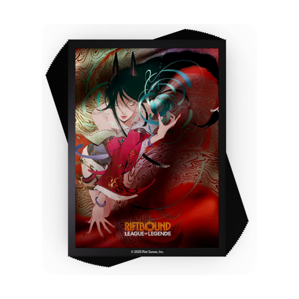 RIFTBOUND LEAGUE OF LEGENDS TCG ORIGINS ART SLEEVES AHRI