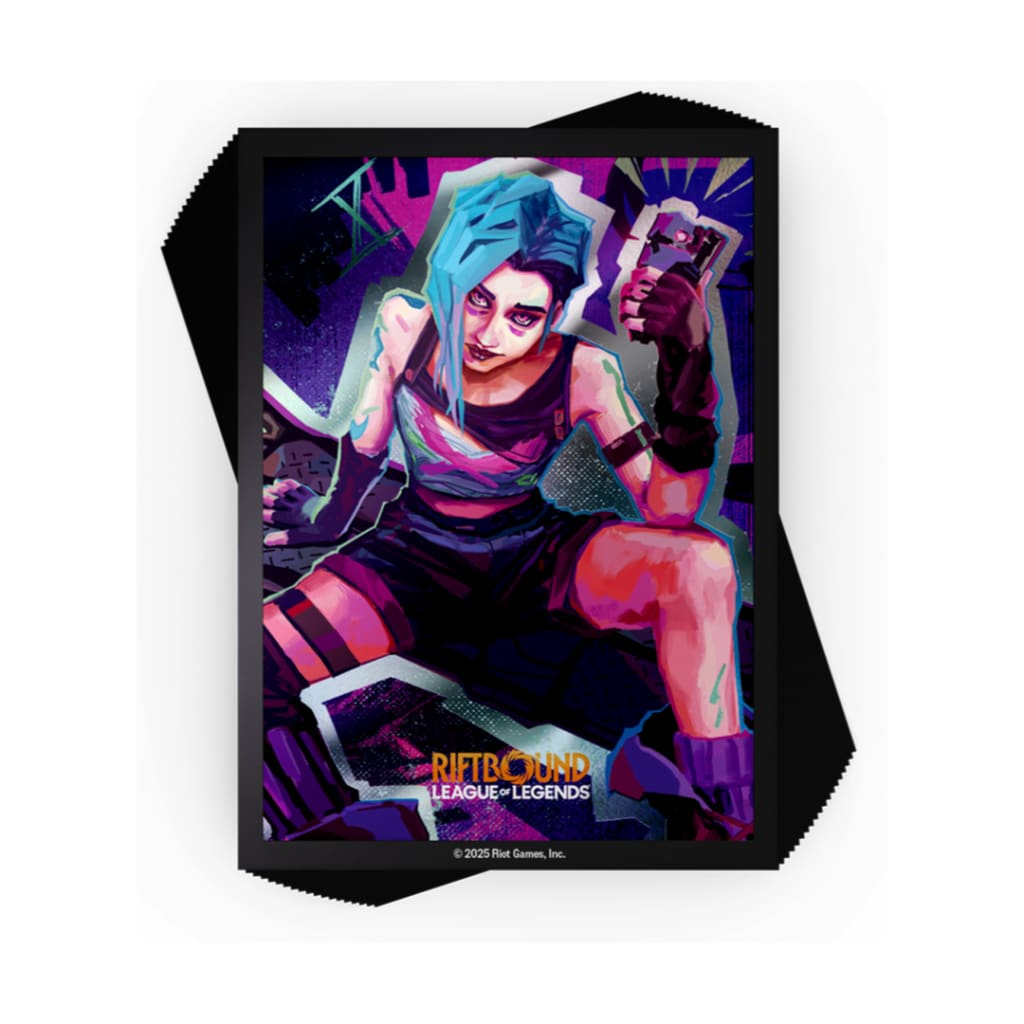 RIFTBOUND LEAGUE OF LEGENDS TCG ORIGINS ART SLEEVES JINX