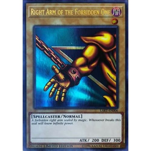 Right Arm of the Forbidden One (LART-EN006) Ultra Rare
