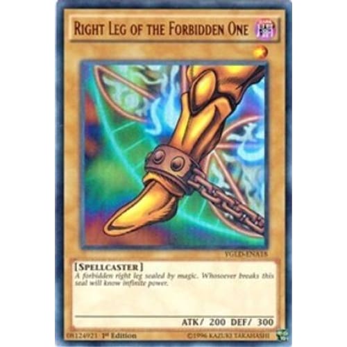 Right Leg of the Forbidden One (A) (YGLD-ENA18) Ultra Rare