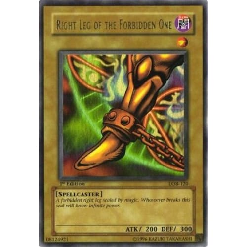 Right Leg of the Forbidden One (LOB-120) Ultra Rare 1st