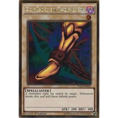 Right Leg of the Forbidden One (PGL2-EN022) Gold Rare