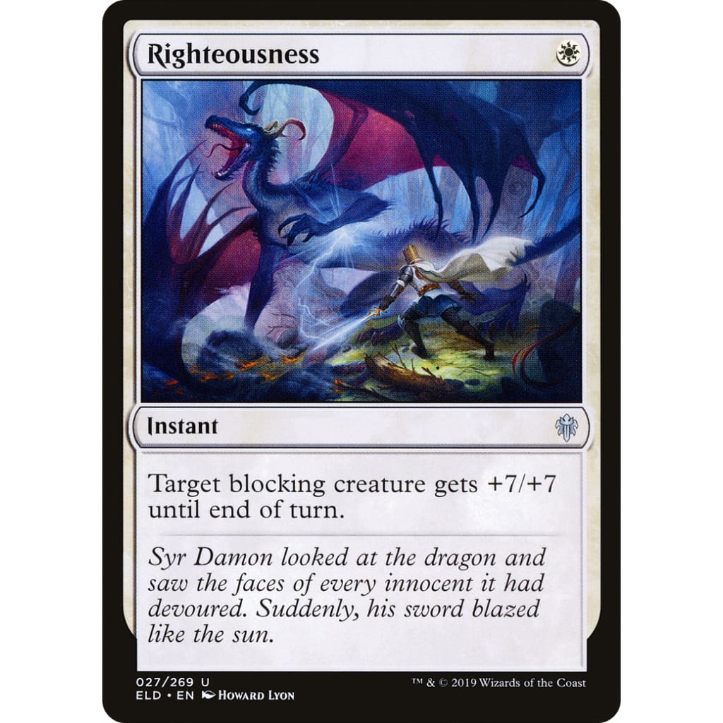 Righteousness (ELD-027) Foil - Single