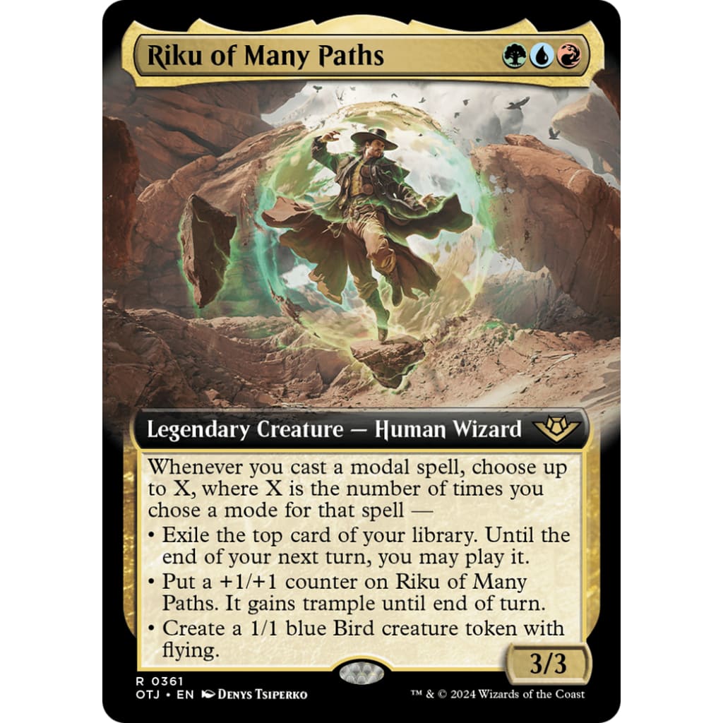 Riku of Many Paths (OTJ-361): (Extended Art) - Single