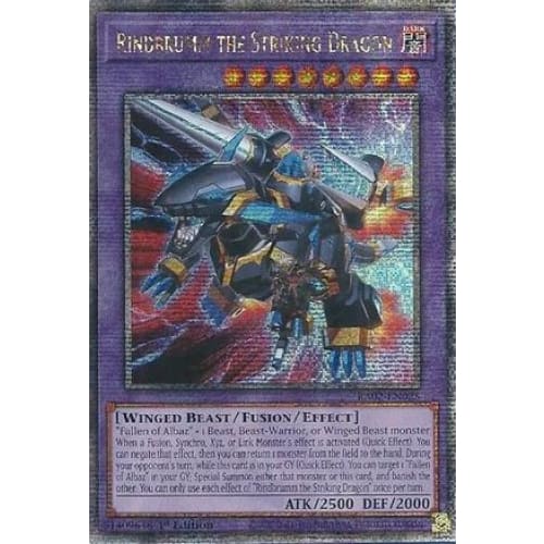 Rindbrumm the Striking Dragon (Quarter Century Secret Rare)