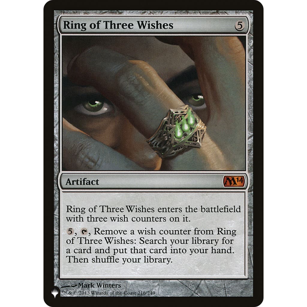 Ring of Three Wishes (PLST-M14-216) - Single