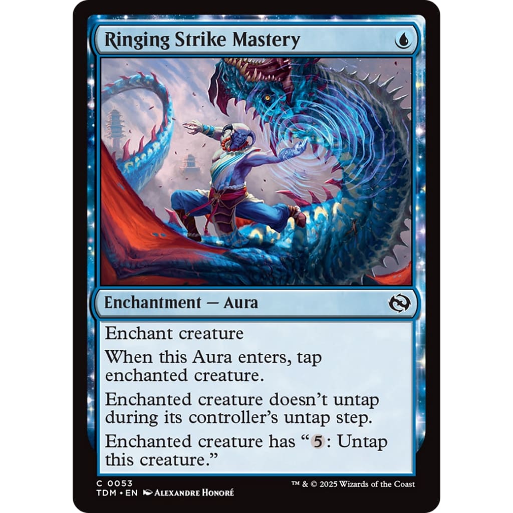 Ringing Strike Mastery (TDM-053): (enchantment) Foil