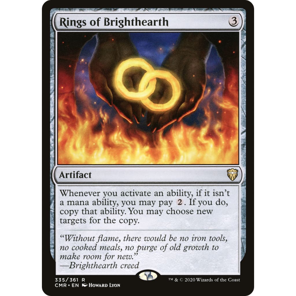 Rings of Brighthearth (CMR-335) Foil - Single