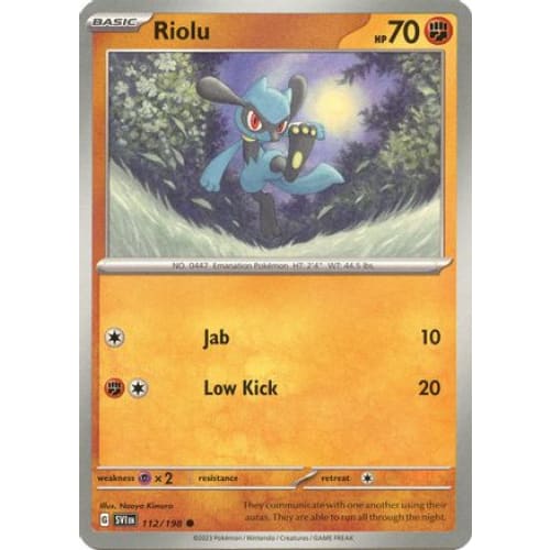 Riolu - 112/198 (112) Common - Single