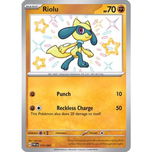 Riolu (173) Shiny Rare Holofoil - Single
