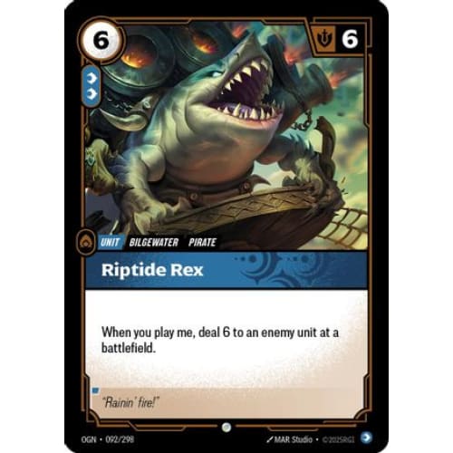 Riptide Rex (092/298) - Origins - Single