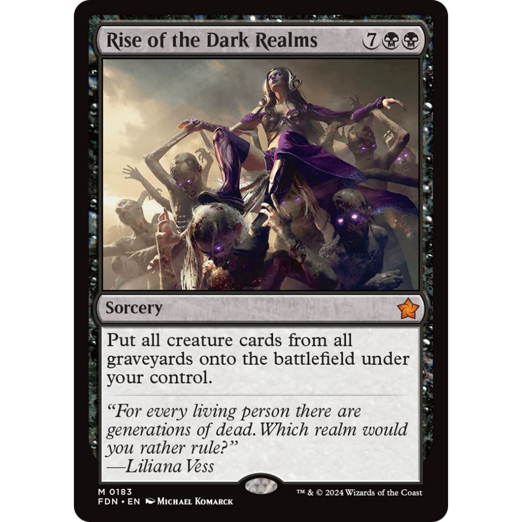 Rise of the Dark Realms (FDN-183) - Single
