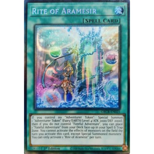 Rite of Aramesir (CR) (GRCR-EN025) Collector’s Rare 1st