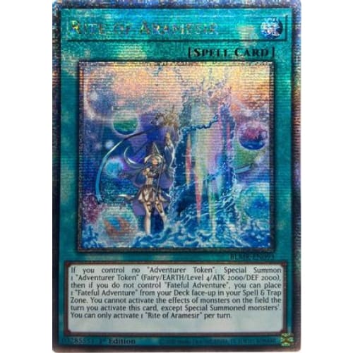 Rite of Aramesir (Quarter Century Secret Rare) - BLMR-EN093