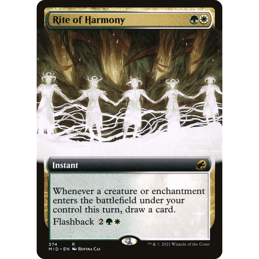 Rite of Harmony (MID-374): (Extended Art) Foil - Single