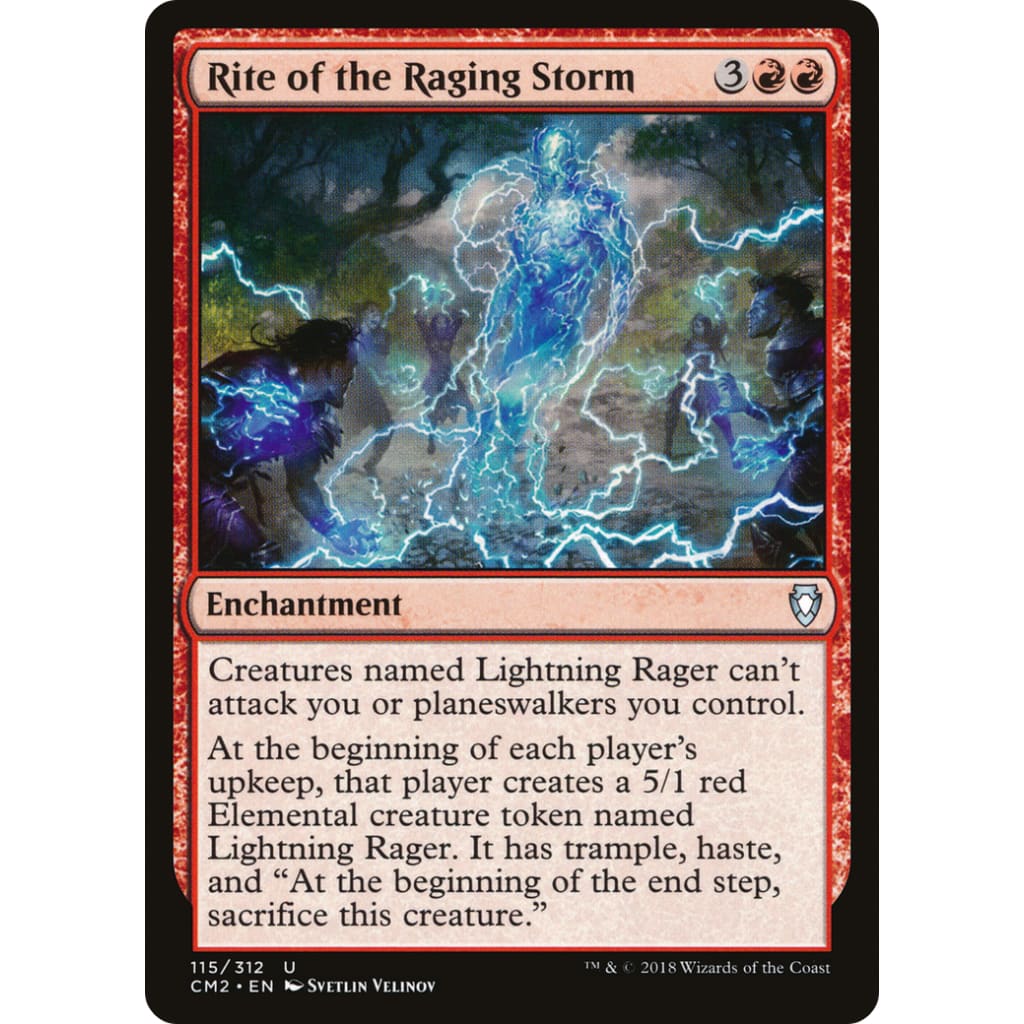 Rite of the Raging Storm (CM2-115) - Single